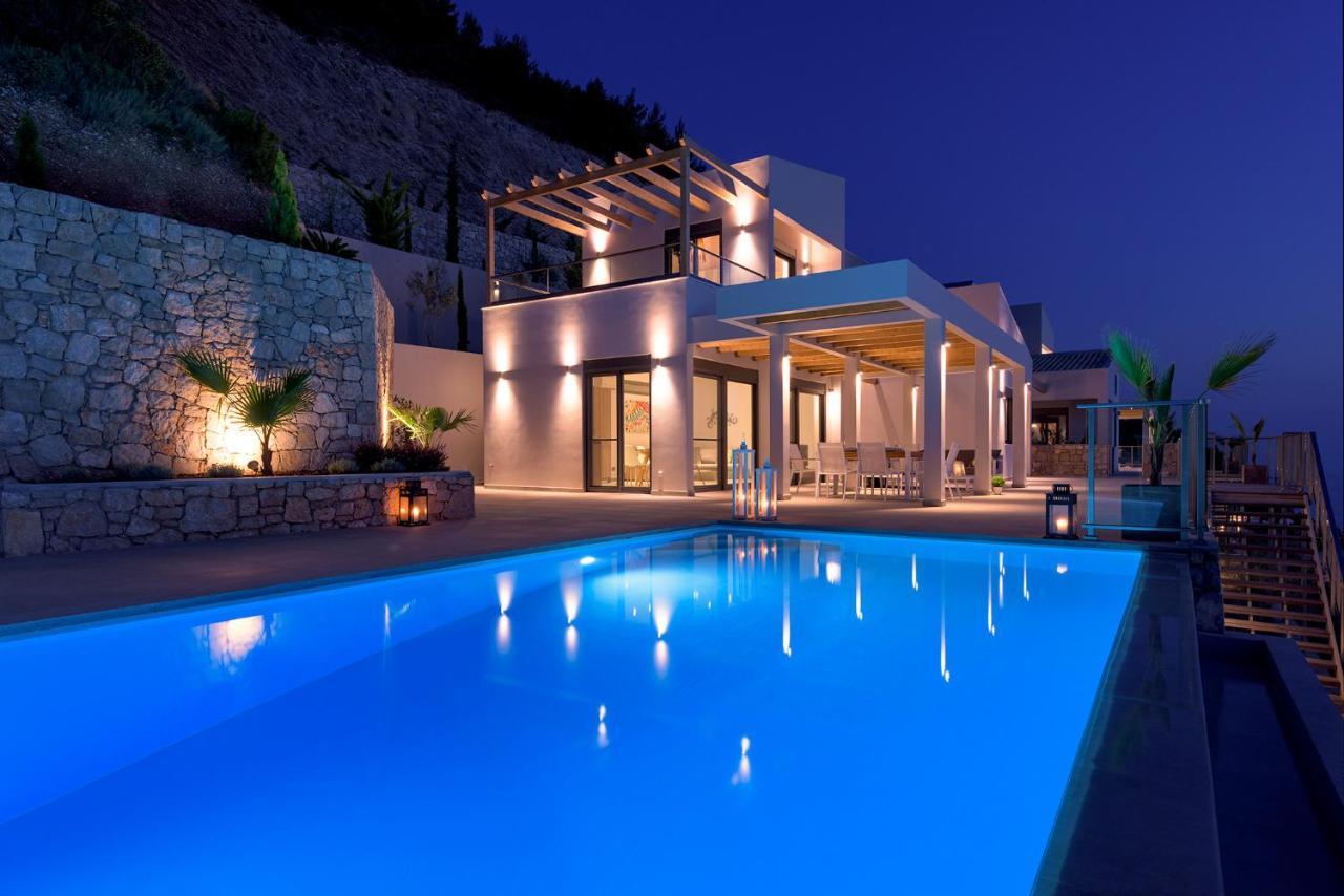 Kathisma Bay Villas - Luxury Villas- Villa Oceanos Kalamitsi  Exterior photo